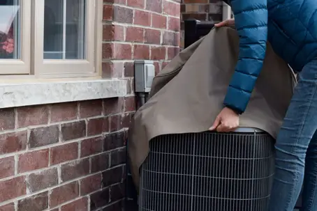 covering HVAC system