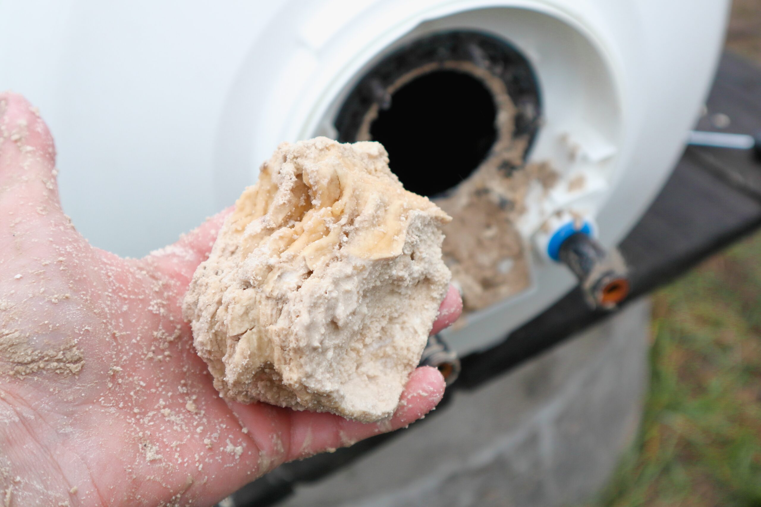 sediment in water heater