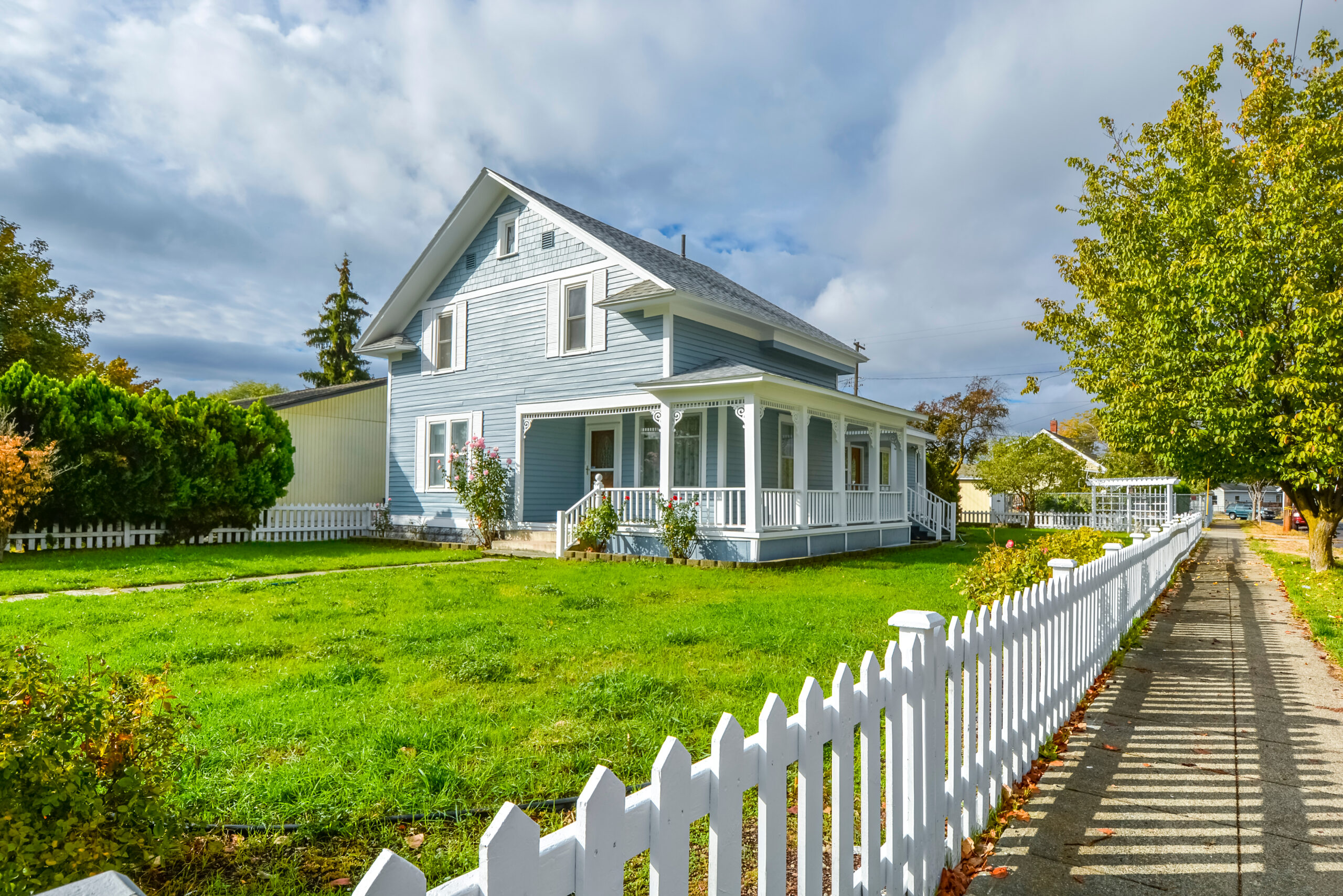 Victorian spokane home in Spokane historic district.