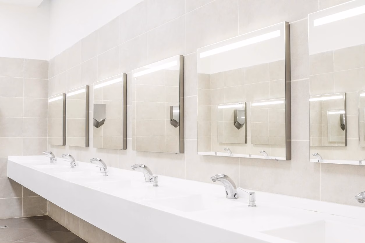 public bathroom sink